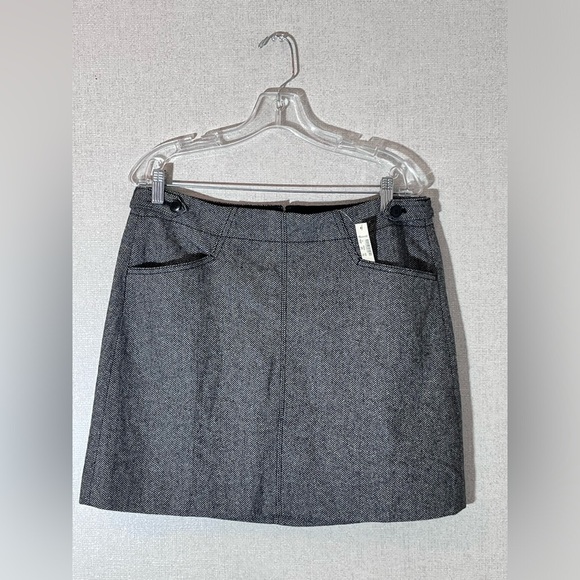 Madewell Women’s Herringbone Assembly A-Line Miniskirt NWT SZ 12 - Picture 6 of 8